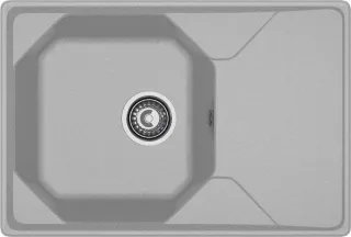 Мойка кухонная GranFest Серая Unique U--740 L сер